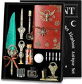 NC Quill Pen and Ink Set, with Quill Pen, 5 Replaceable Nibs, Pen Holder by NC