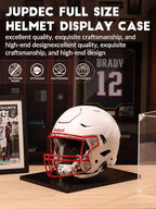 JupDec Football Helmet Display Case, Full Size Acrylic Baseball Motorcycle - Image 6