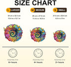 Rainbow Vortex Succulents Puzzles Adults Gifts Wooden 85 Pieces 8.5 * 8in - Image 6