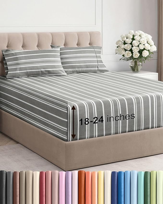 Extra Deep Cal King Sheet Set by CGKUnlimited