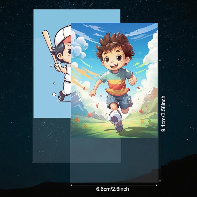 3000 Counts Card Sleeves for Trading Cards, Soft Penny Card Sleeves, Sports - Image 3