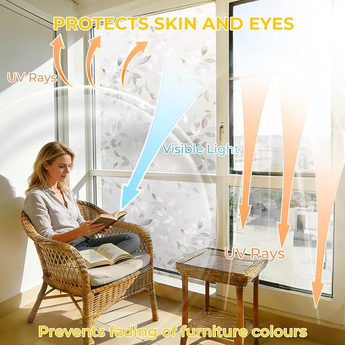 OHTMERU Window Privacy Film Decorative - Image 3