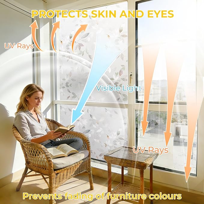 OHTMERU Window Privacy Film Decorative - Image 3