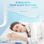 QUTOOL Cooling Pillow for Sleeping 2 Pack, Luxury Shredded Memory Foam Bed - Image 7