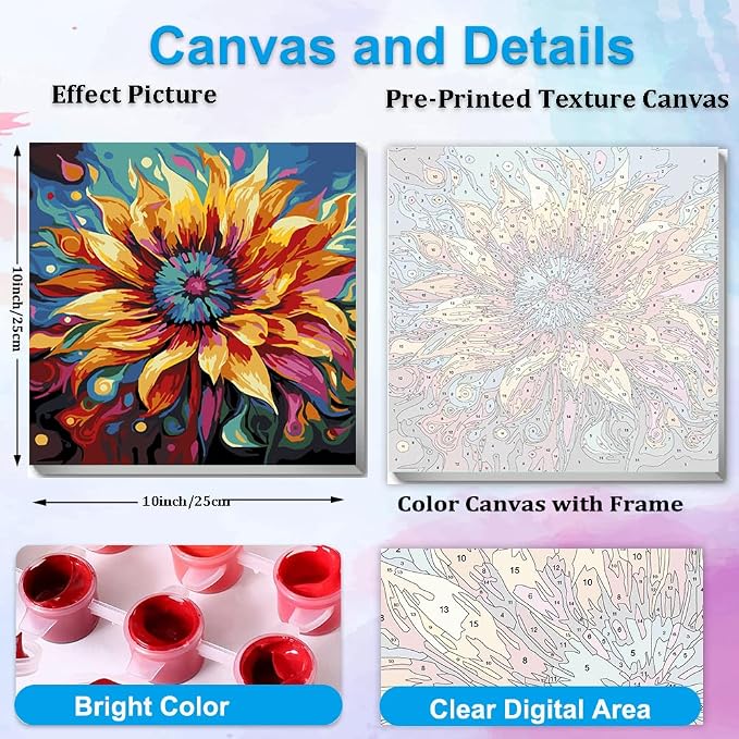 Artunion Framed Paint by Numbers Kit - Image 3