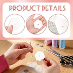 1200 PCS 1 Inch White Hexagon Piecing Paper Templates, Quilting Templates - Image 3