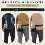 Collapsible Rock Collection Bag Foraging Pouch, Adjustable Waistband Mesh Bag - Image 4