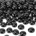 DOMESTAR 1 LB Flat Glass Marbles, Gemstone by DOMESTAR