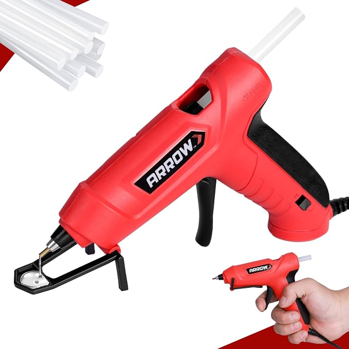 Arrow Mini Hot Glue Gun, Dual Temp Glue Gun Kit by ArrowToolGroup