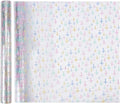 Cross Printed TPU Jelly Faux Leather Fabric, 11.8 x 47.2 Inch Clear TPU Vinyl by letsinstyle