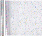 Cross Printed TPU Jelly Faux Leather Fabric, 11.8 x 47.2 Inch Clear TPU Vinyl by letsinstyle