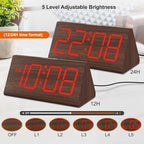 DreamSky Wooden Digital Alarm Clocks - Image 4