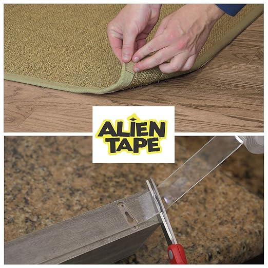 ALIEN TAPE Heavy Duty Double Sided Tape, Nano Tape, Feet Clear Adhesive Tape - Image 5