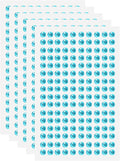 HARFINGTON 5 Sheet/800pcs Rhinestone Adhesive Stickers Self Adhesive Acrylic by HARFINGTON