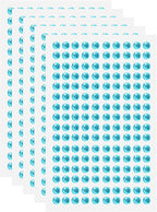 HARFINGTON 5 Sheet/800pcs Rhinestone Adhesive Stickers Self Adhesive Acrylic by HARFINGTON