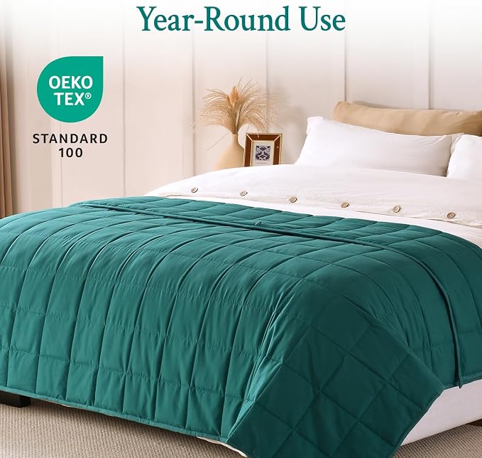 Topblan Weighted Blanket for Adults 15lbs, Soft Cooling Breathable Weighted - Image 4