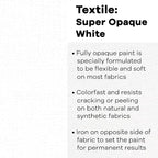 Jacquard Textile Super Opaque White 8oz- - Image 2
