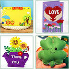 24 Pcs Felt Fabric Sheets, 8 Inch X 12 Inch St. Patrick's Day Green Craft Felt - Image 6
