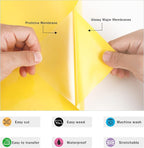 RENLITONG Glossy Yellow HTV Vinyl 12" x 35ft Roll - Image 3