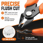 KATA Mini Flush Cutters, 5-Inch Wire Cutters Plier - Image 3