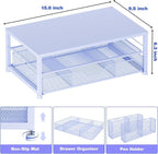 OPNICE Desk Organizers and Accessories, Computer Monitor Stand Riser - Image 3
