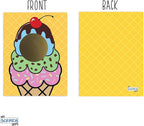 My Scratch Offs 20 Pack Ice Cream Cone Note Cards & Stickers Make Your Own DIY - Image 5