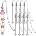 Dunzoom 8 Pcs Beadable Bookmarks DIY Metal Blank Bar Bookmark by Dunzoom