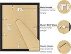 8x10 Picture Frame with Real Glass, Wooden cute 8 x 10 Photo Frame with Wavy Mat - Image 4