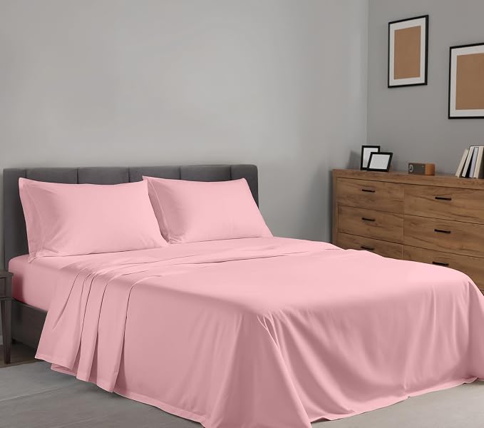RUVANTI 100% Cotton Sheets – Queen Size Percale Bedding, Cooling & Breathable - Image 2