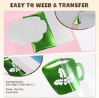 Green Metallic Heat Transfer Vinyl Roll - Image 2