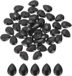 MECCANIXITY 50PCS Flat Back Acrylic Teardrop Gems 10x14mm Artificial Rhinestones by MECCANIXITY