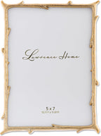 Lawrence Frames 712557 5x7 Gold Metal Natural Branch Design Picture Frame by LawrenceFrames