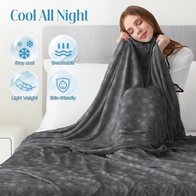 OIGAE Cooling Blanket for Hot Sleepers - Image 5