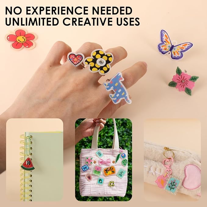 Grabie DIY Shrink Art Craft Kit Jewelry Making Kit - Image 7