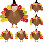 FYSUIMU 50 Sets Fall Thanksgiving Turkey DIY Cutouts Turkey and Hat Cut-Outs by FYSUIMU