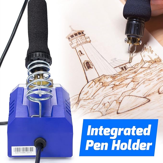 WEP 939D-V Wood Burning Kit 250-750℃/482-1382℉Adjustable Wood Burning Tool - Image 6