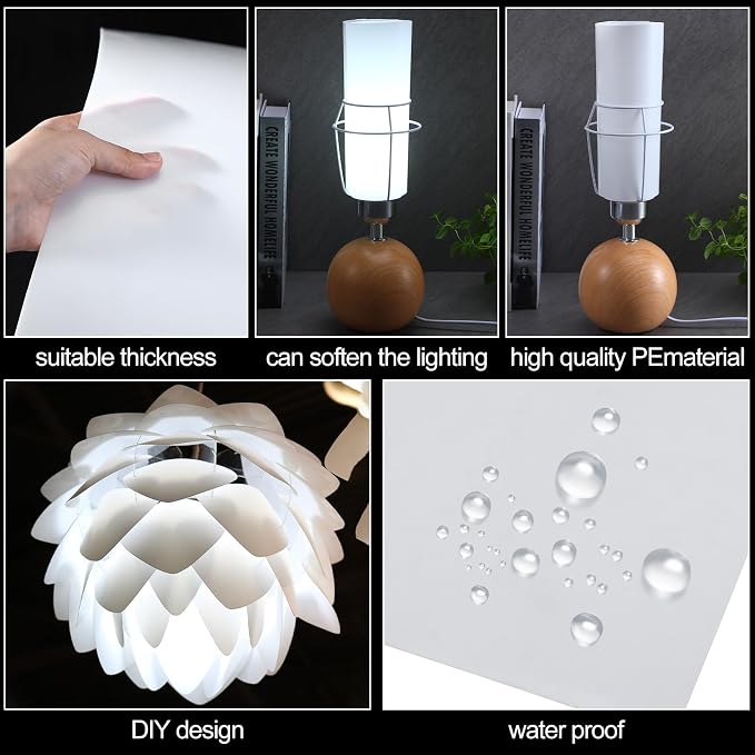 Pushglossy 2 Pcs 48" x 24" x 1/30'' Plastic Sheets - Image 3