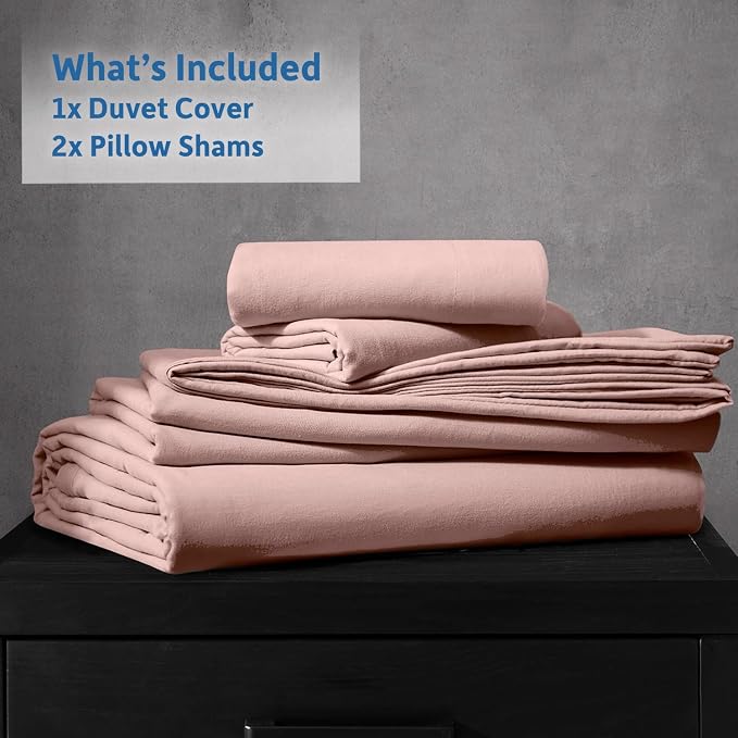 Nestl Blush Pink Duvet Cover Queen Size - Image 9