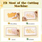 Yellow Leaves Boho Permanent Adhesive Vinyl 12 Sheets 12'' x 10'' | Green - Image 3
