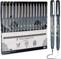 16 Pack Micro Fineliner Drawing Pens by MAIKEDEPOT