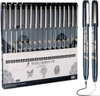 16 Pack Micro Fineliner Drawing Pens by MAIKEDEPOT