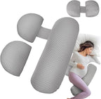 Pregnancy Wedge Pillow for Sleeping, Adjustable Maternity Pillow for Side by Unknown