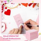 Cholemy 120 Pcs Foam Printing Plates 4 x 6 Inch Pink Foam Sheets 1/20 Inch - Image 5
