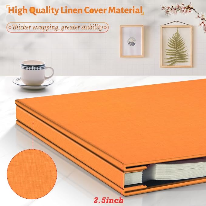 Artfeel Photo Album Self Adhesive Scrapbook, 120 Pages Large Photo Book - Image 5
