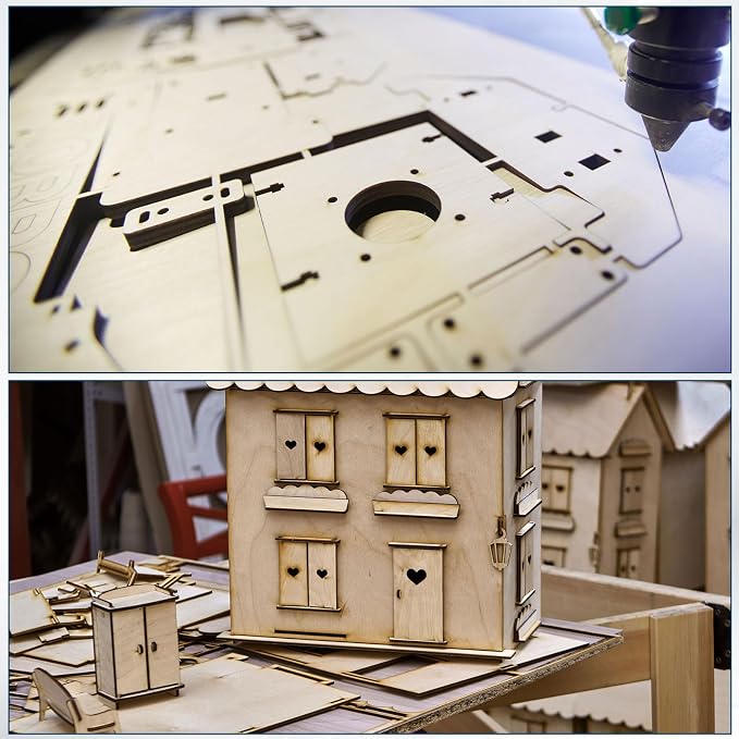 MECCANIXITY 3pcs Basswood Sheets 8 x 4 x 1/16 Inch Unfinished Wood Boards - Image 5