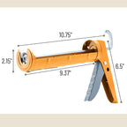 Bates- Caulking Silicone Gun, 10:1 Thrust Ratio, Hand Caulking Guns, No Drip - Image 2