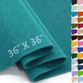 Teal Felt Fabric 36" X 36", 1.6mm Thick Soft and Durable Flexible Craft Acrylic by FANOMMI
