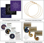 Louise Maelys 3 Set Tarot Embroidery Kits - Image 2