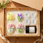 4PCS 3D Flower Bouquet Silicone Molds - Image 3