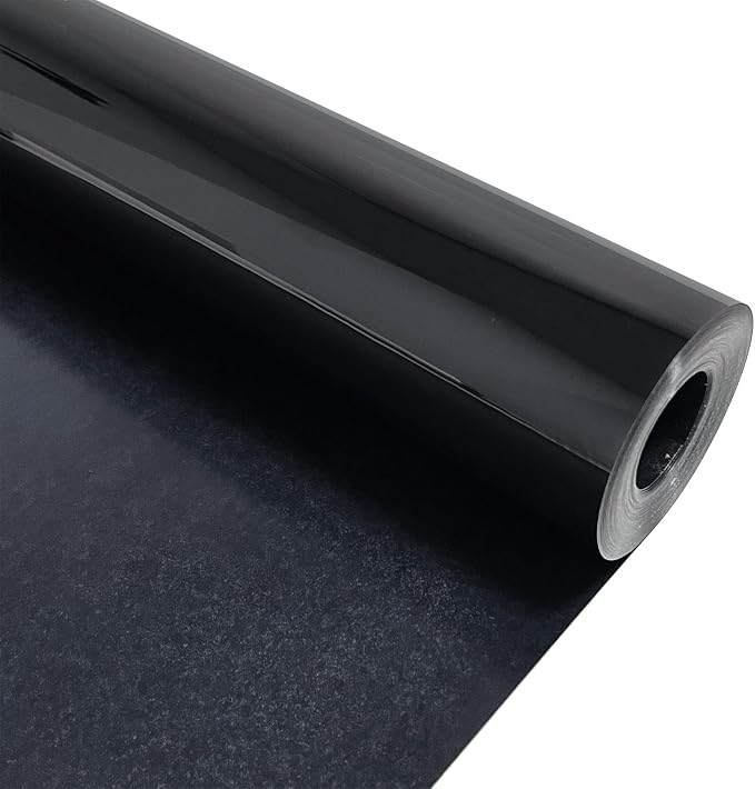 Black Heat Transfer Vinyl HTV Roll Matte PU 12" x 20 ft. | Easy to Cut by MerryMade